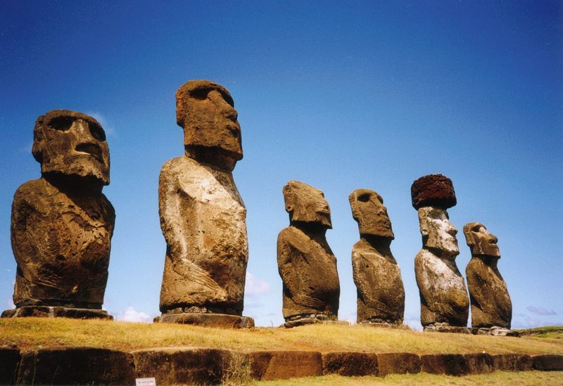 Moai à Rapa Nui