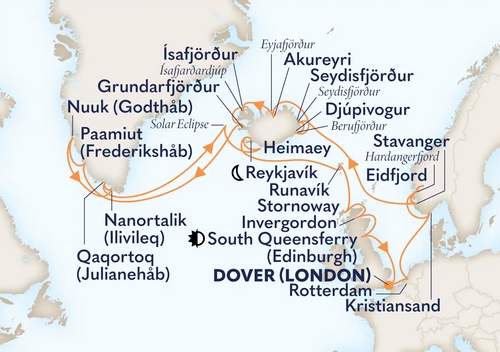 Itinéraire croisière 